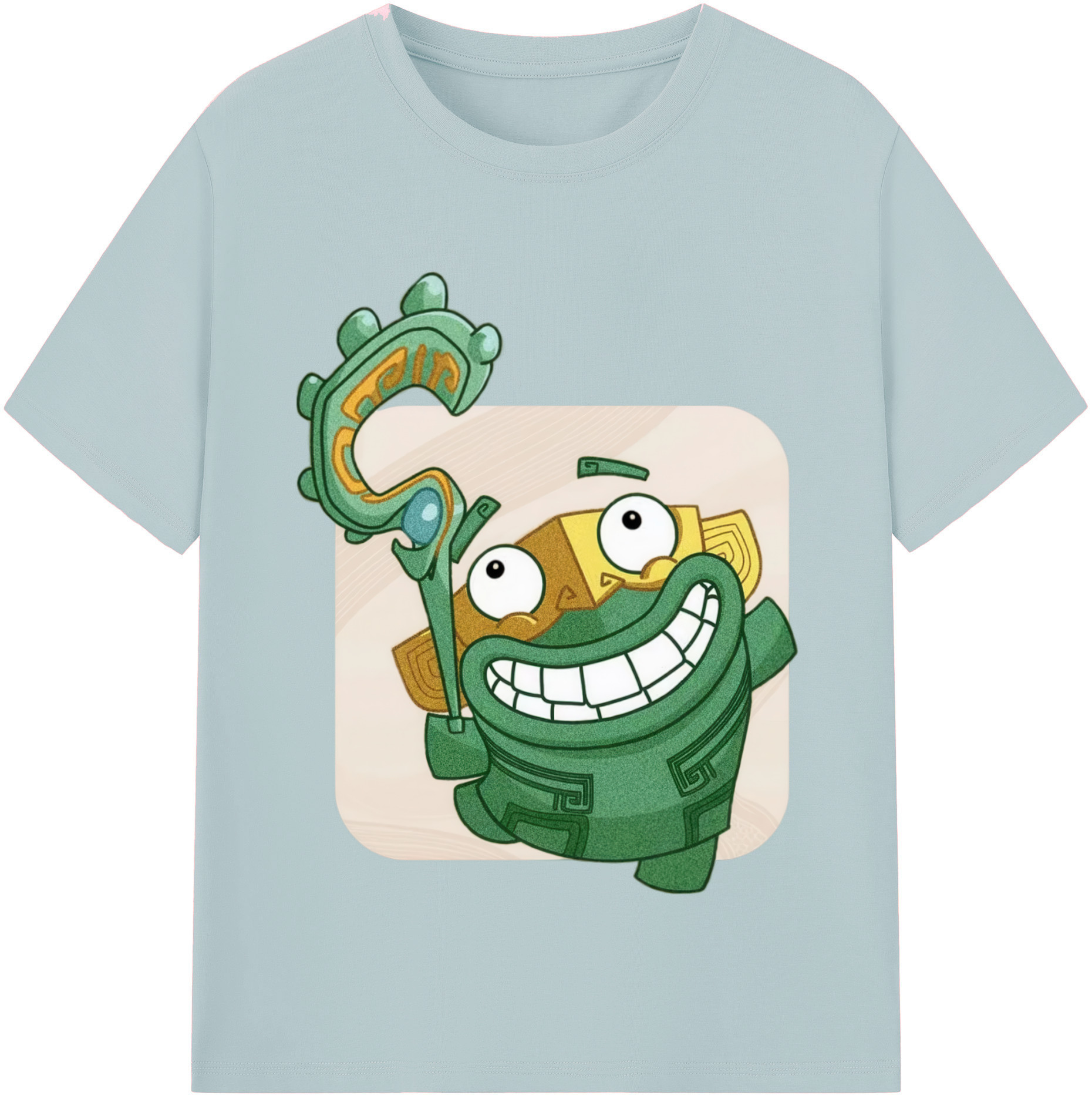 （画像用） Ne Zha 2 ナタ 魔童の大暴れ 綿100％半袖Tシャツ（フロントプリント）